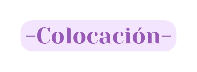 Colocación